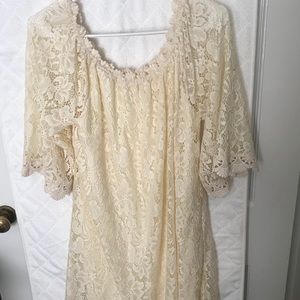 Off white lace dress
